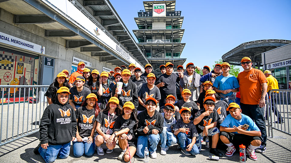 A large group enjoys IMS