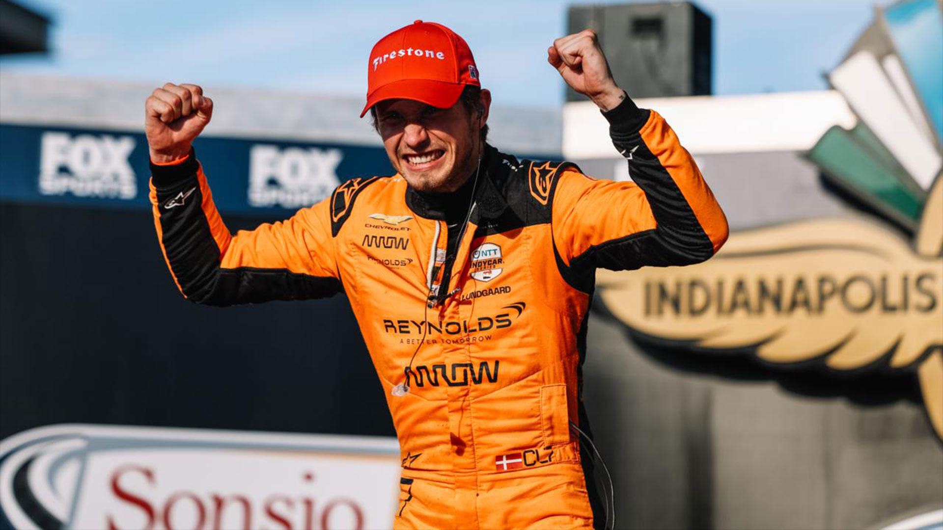Lundgaard celebrates his win