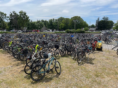 Bike to the 500 Parking