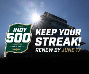Indy 500 Ticket Reorders