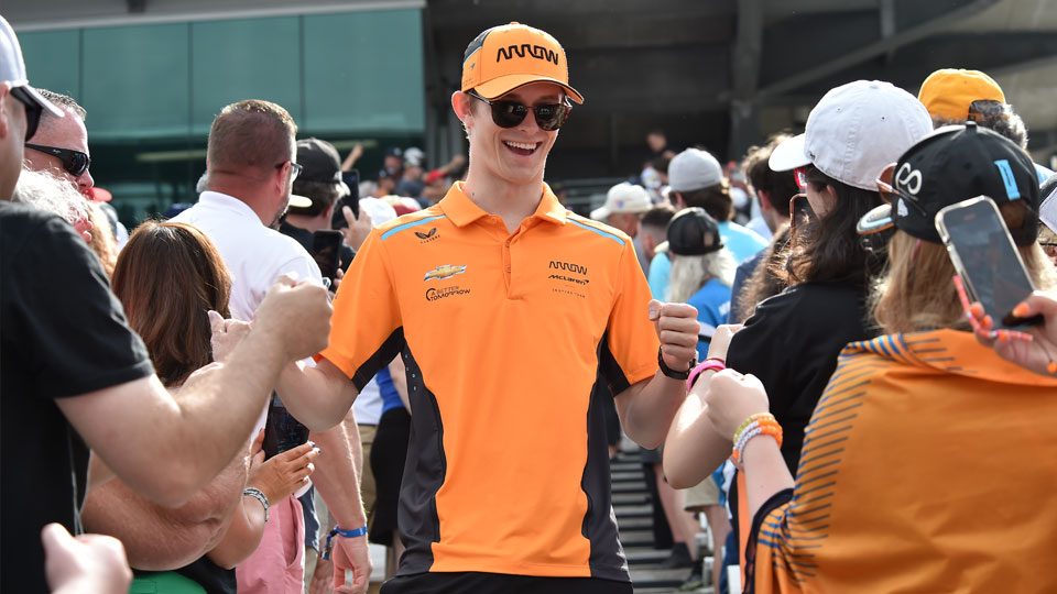 Fans during the drivers meeting