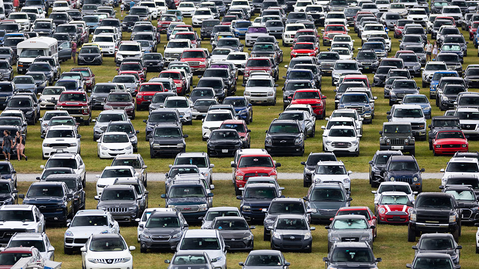 Parking at the Indianapolis 500