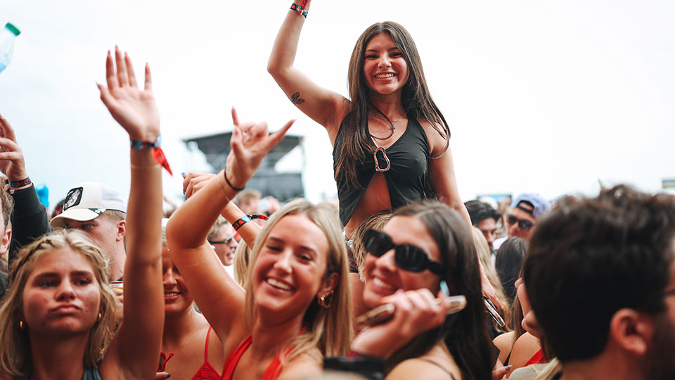 Girls enjoy the Snake Pit