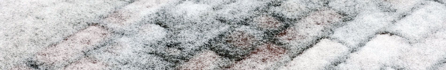 Snow on the Yard of Bricks at Indianapolis Motor Speedway