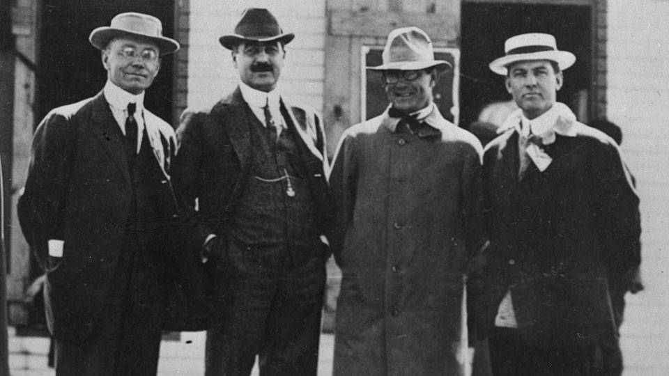 The four founders of Indianapolis Motor Speedway