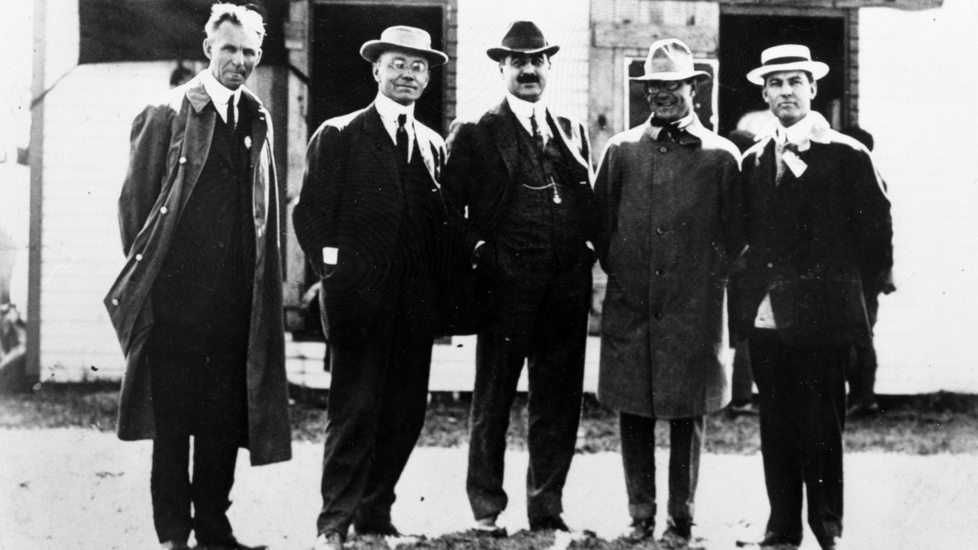 The four founders of Indianapolis Motor Speedway