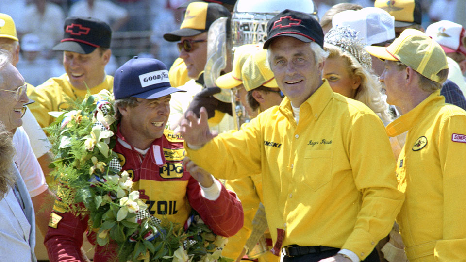 Roger Penske and Rick Mears