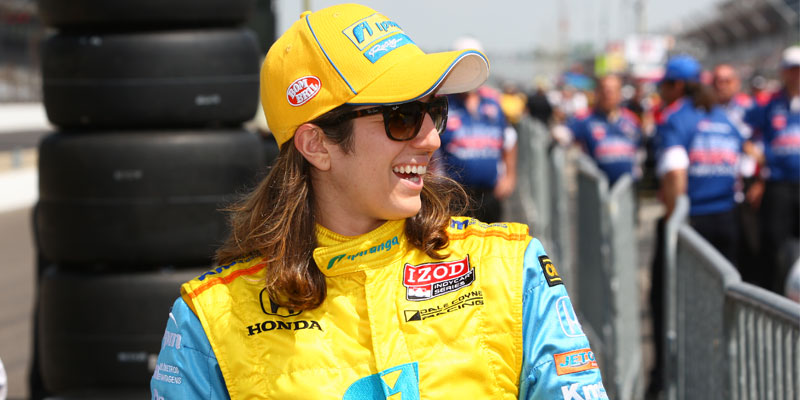 Ana Beatriz on pit road in 2013