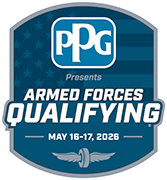 2026 PPG Presents Armed Forces Qualifying Logo