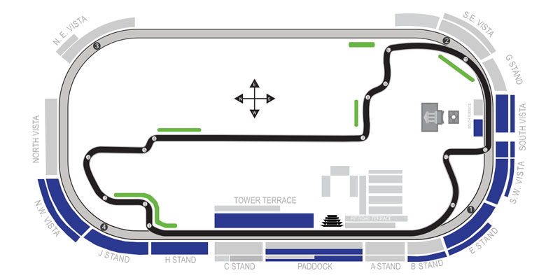 Grand Prix Seat Map