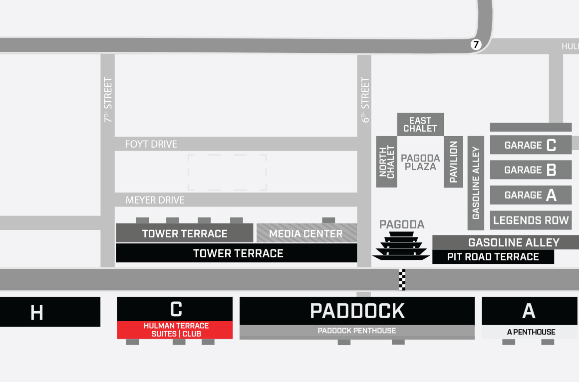 Hulman Terrace Map