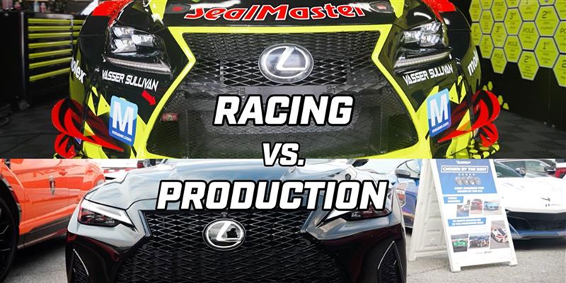 Race Car Vs Production Car